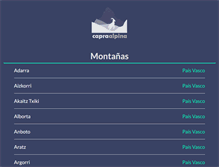 Tablet Screenshot of capraalpina.com